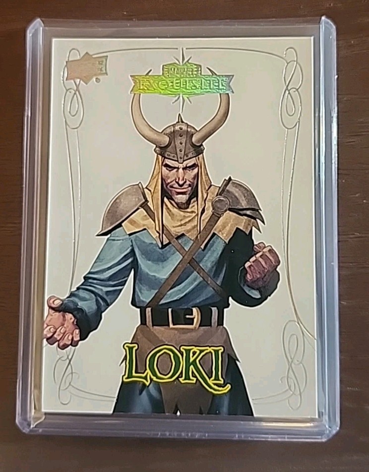 2016 Upper Deck Marvel Gems Exquisite Loki #'d 84/99 SP Case Hit 🔥- Mint