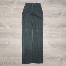 Vintage Wrangler Cowboy Cut 14MWZ Red Tag Jeans Women 0x34 Green USA Made NWT