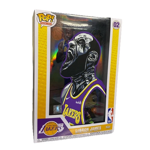 Custom Funko POP! NBA LeBron James Los Angeles Laker Trading Card #02