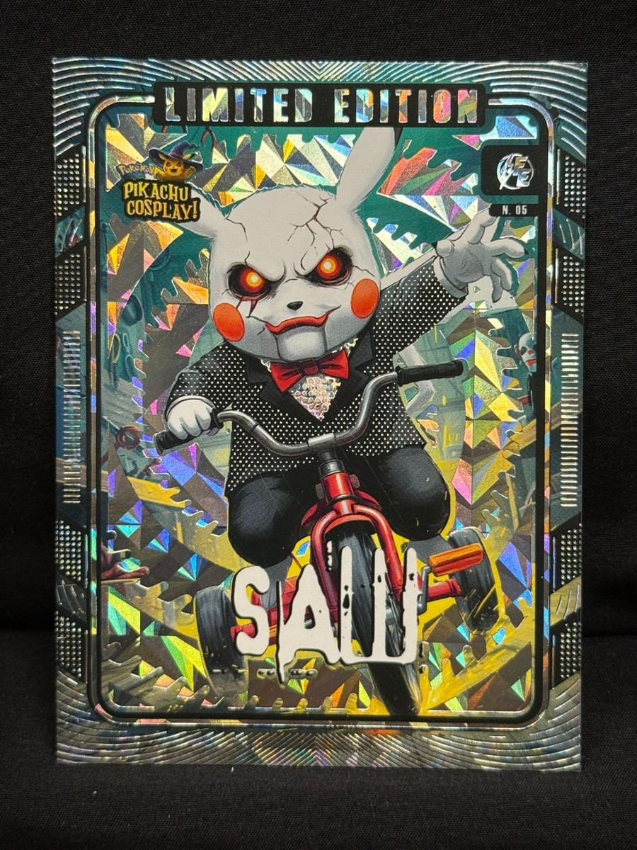 【激レア？】Pikachu the Movie 5th コルクボード 未使用 PIKACHU Cosplay! OVERSIZED Card N. 05 SAW Limited Edition SILVER