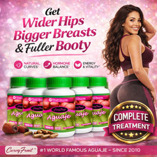 BIGGER BOOTY, BREAST  HIPS 100 GENUINE Aguaje Curvy Fruit PILLS x 5 Months