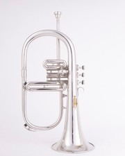 Flugelhorn Sliver  3 Valve  Ultrasonically Cl...