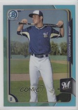 2015 Bowman Draft Chrome Sky Blue Refractor Jacob Gatewood Jake #104 1u6