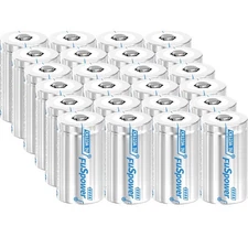 40Pcs 1500mAh CR123A 3V Lithium Battery CR123 CR17345 5018LC Cell for Calculator