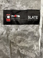 Photo Basics Slate Muslin Abstract Gray Photo Backdrop 5x9 ft w/ Grommets