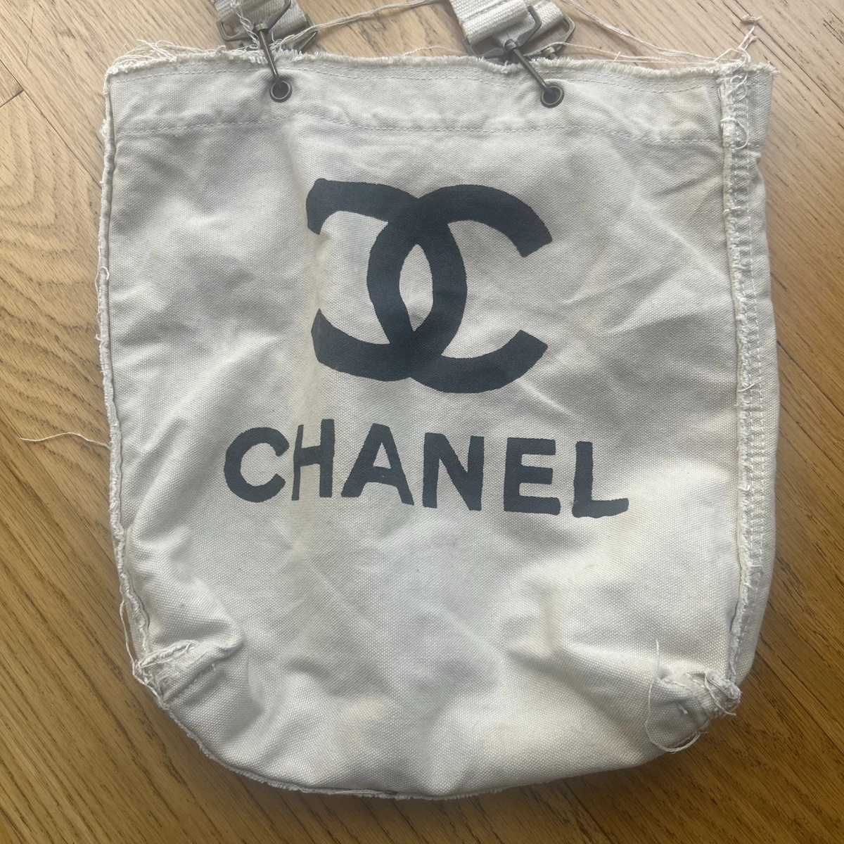 CHANEL Canvas Exterior Tote Bags & Handbags for Women for sale | eBay