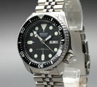 Vintage 1980 [Exc+5] Seiko 7548-7000 Diver's Black 150m 42mm Qz Mens Watch JAPAN