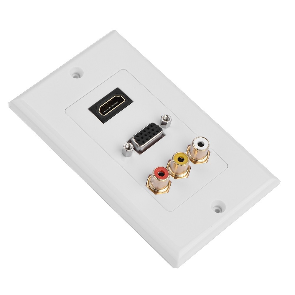 3 In 1 VGA Ports Multimedia Panel Multi Level Protec-tion Multimedia Wa