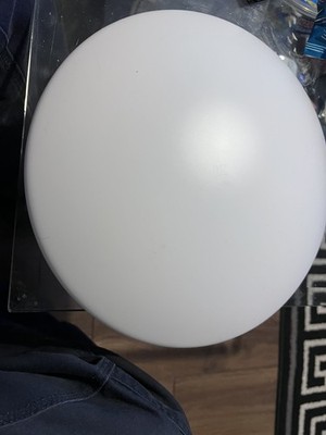 Weiße Kuppelabdeckung, Acryl Kunststoff Schraube Deckenleuchte Lampenschirm Ersatz