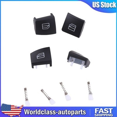4Pcs Left Right Window Switch Button Cover For Mercedes-Benz E-Klasse 2009-2016