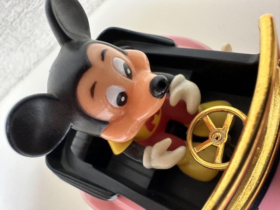 Vintage 1983 MASUDAYA Tin Toy Car – Mickey Mouse Driving a