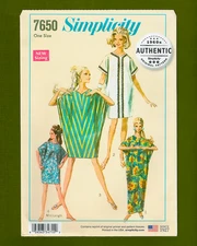 Vintage Kite Dress Sewing Pattern~Authentic (One Size fits 8-18) Simplicity 7650