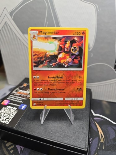Pokémon TCG Magmortar Unified Minds 22/236 Reverse Holo Rare - Picture 1 of 2