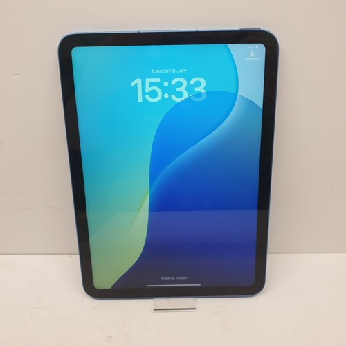 Apple iPad 10th Gen 64GB Blue Wifi & Celluar Battery Health: 100%. 306388