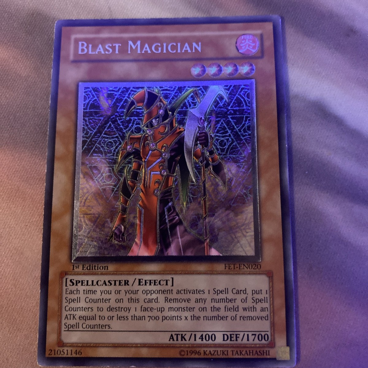 Yu-Gi-Oh vintage - Blast Magician - Ultimate Rare - FET-EN020