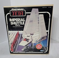 S-937 VINTAGE 1980'S KENNER STAR WARS ROTJ IMPERIAL SHUTTLE VEHICLE - WORKING 