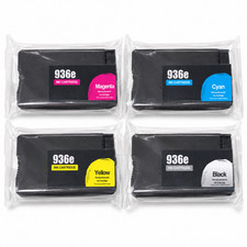 Acaves 936XL 936e Ink Cartridges 4-Pack CMYK for HP OfficeJet Pro