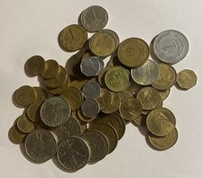 55 Republica De Chile Mixed Coins, Mixed Dates, No Repeat Date On Same Coin