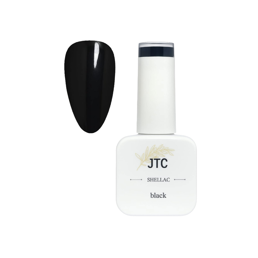 JTC Shellac Black 10ml Nail Art Nägel UV LED