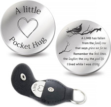 Memorial Pocket Hug Token Sympathy Gift for Loss of Loved One