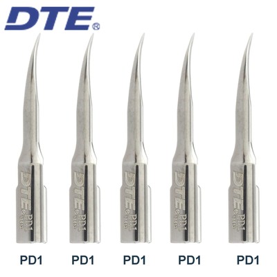 US 5Pcs Woodpecker DTE Dental Ultrasonic Scaler Scaling Tips PD1 fit NSK Satelec