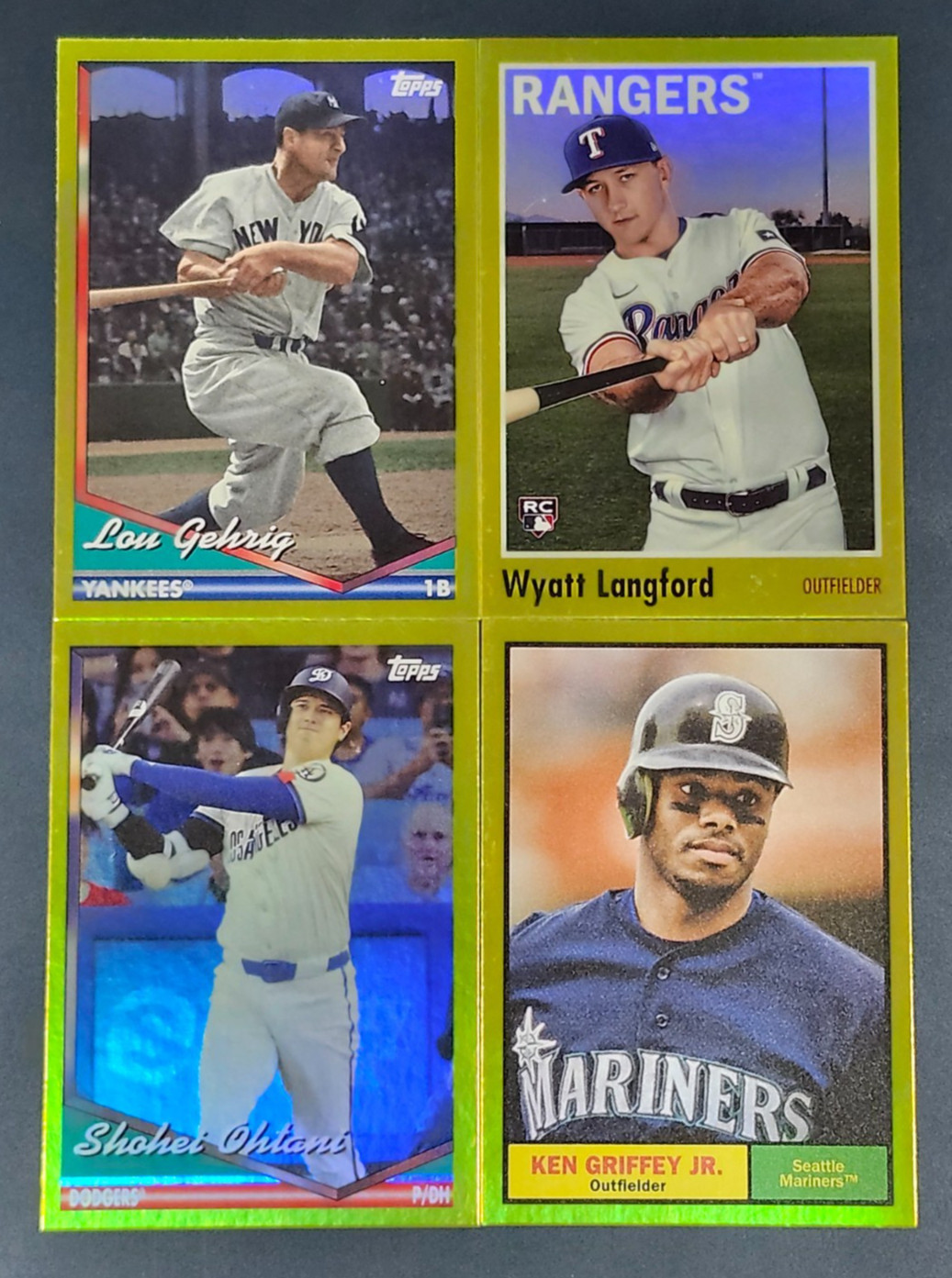 2024 Topps Archives Baseball YELLOW FOILBOARD You Pick - 2 Card Minimum