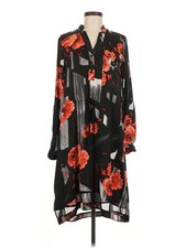 Simply Vera Vera Wang Women Black Casual Dress M