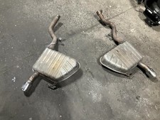 17-23 Jaguar F-PACE 3.0L Exhaust Muffler Rear Left Right Section Pair Q