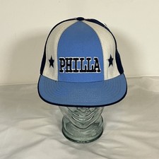 Philla Hat Cap Fitted Philadelphia 76ers NBA Basketball BO Collection Men Retro