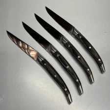 CHEF & SOMMELIER (4 PACK) Imperial Steak Knife 5" Blade & Handle Grey/Black