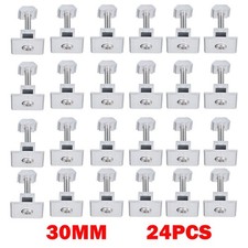 24Pcs 30mm Solar Panel Middle Clamps Aluminium Solar Panel Mount Mid Clips HOT