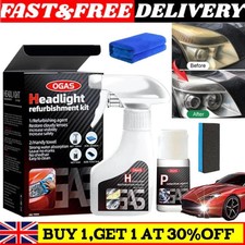 Car Headlight Lens Restoration Repair Kit Polishing Cleaner Cleaning Tools