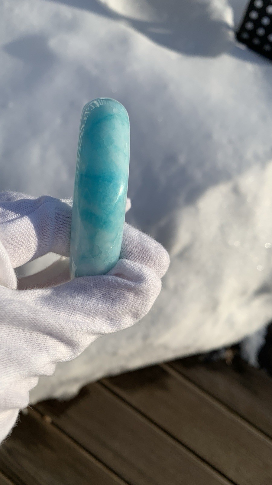 Hemimorphite Bangle - image 4