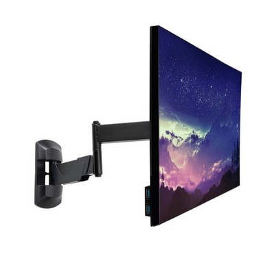 Lindy 40714 Single Adjustable Wall Mount VESA 75x75/100x100 20 kg
