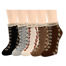 Benefeet One Size, Lace Up Flower  black  blue  light Khaki  dark Khaki  brown  