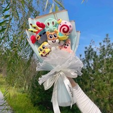   SpongeBob Plush Bouquet   Handmade Character Flower Gift - Perfect for Birthda