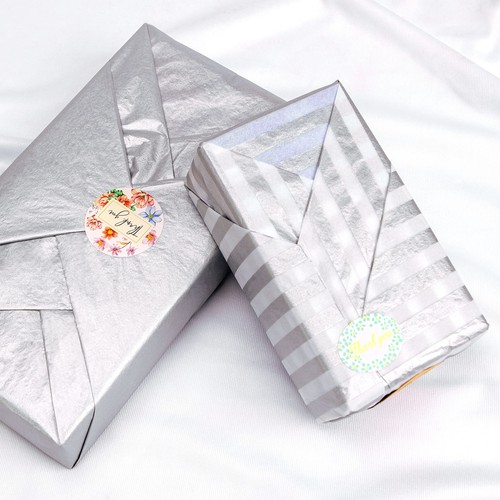 60 Blatt Silber Seidenpapier Geschenkpapier Großpackung, 20" x 28", Seidenpapier als Geschenk... - Bild 4 von 8