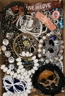 Costume Jewelry Lot ALL WEARABLE 7+lbs. Vintage-Mod Treasure Hunt #107