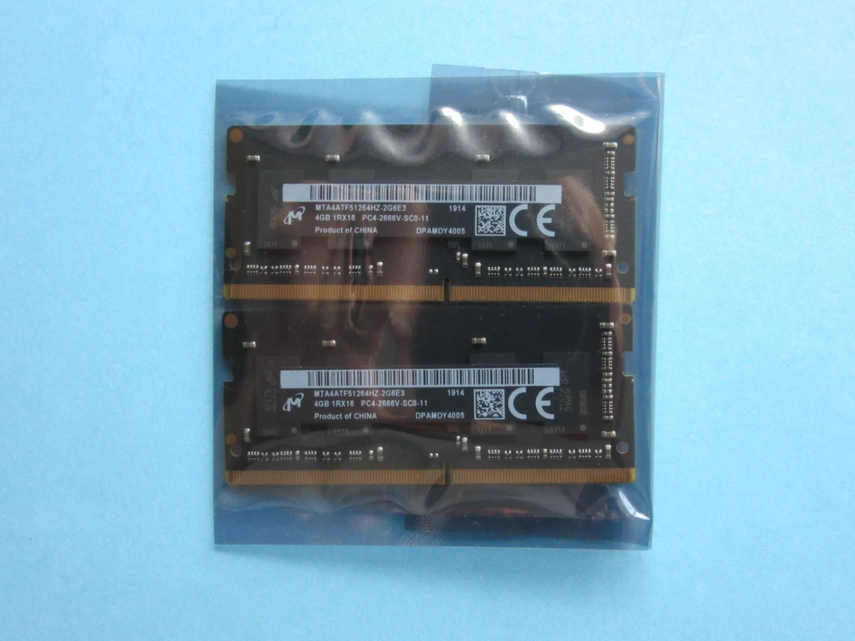 Las mejores ofertas en Micron DDR4 SDRAM de 8 GB de capacidad