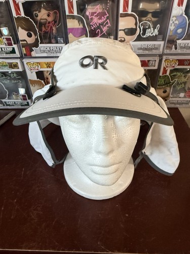 Outdoor Research Sun Runner Hat / Cap - Large - White - With Cape