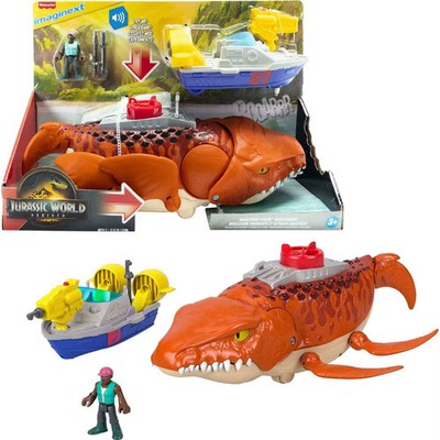 Fisher-Price Imaginext Jurassic World Rebirth Aqua Chomp Chase