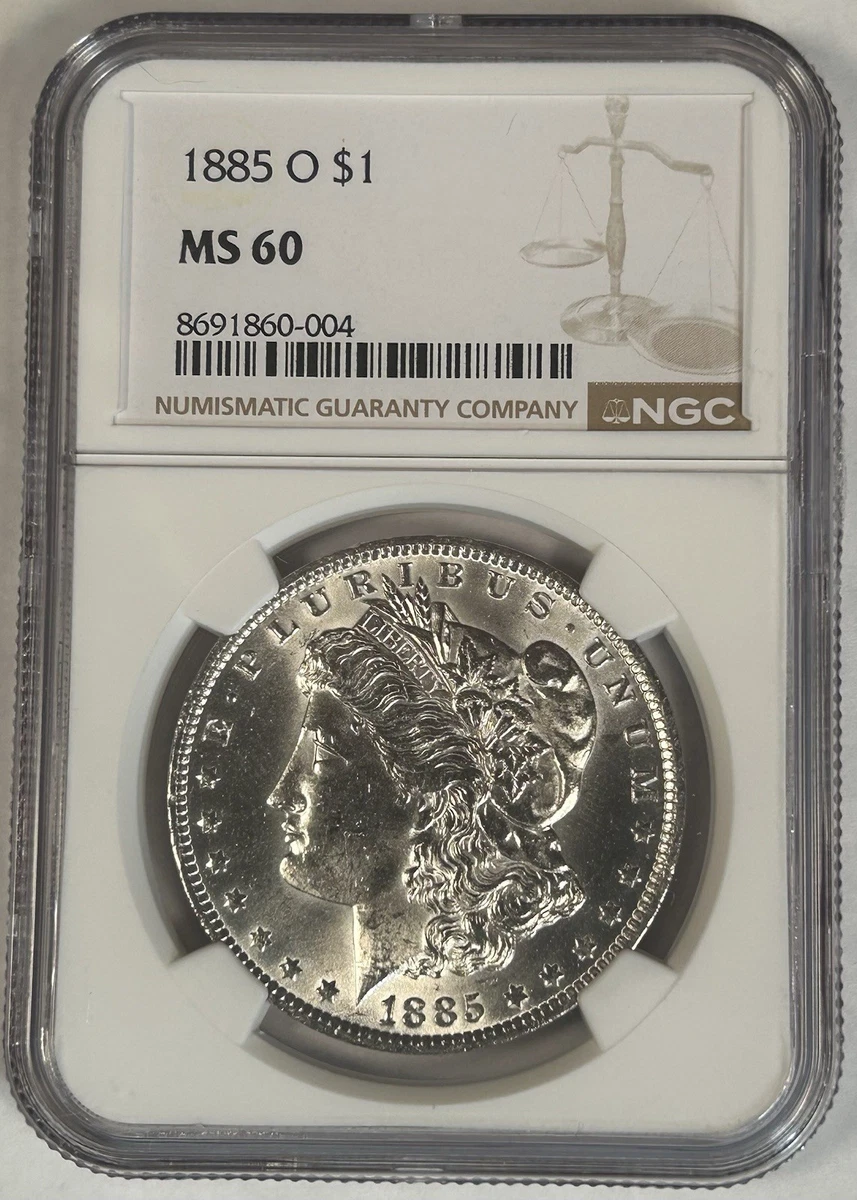 MS 60 Graded 1885 Year Morgan US Dollars (1878-1921) for sale | eBay