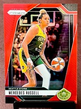 2024 Panini Prizm WNBA - MERCEDES RUSSELL Seattle Storm - Red Prizm #291/299