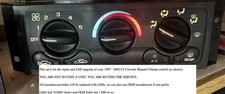 Led Upgrade Service C5 97 02 Corvette Manual Climate Control Please Read Ad