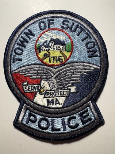 Sutton Massachusetts Police Patch