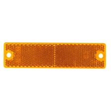 Grote 40133 Mini Stick On / Screw Mount Rectangular Reflectors, Amber