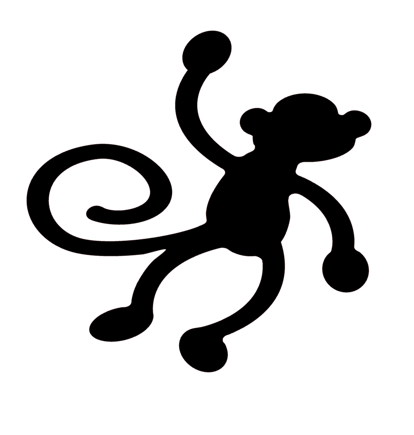 Monkey Vinyl Decal Sticker For Home Cup Mug Glass Car Wall Decor Choice a760