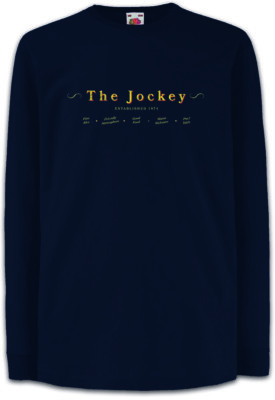 THE JOCKEY II Kinder Langarm T-Shirt Shameless Bar Pub Frank Gallagher Symbol