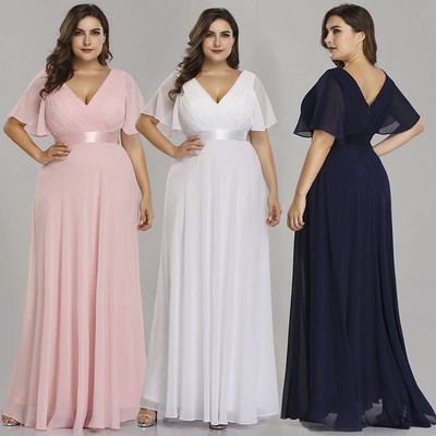 bridesmaid dresses with sleeves plus size