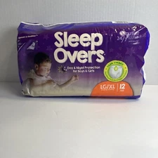 Cuties FQSLP05302 Sleep Overs Incontinence Pants, Size XL - 12 Piece